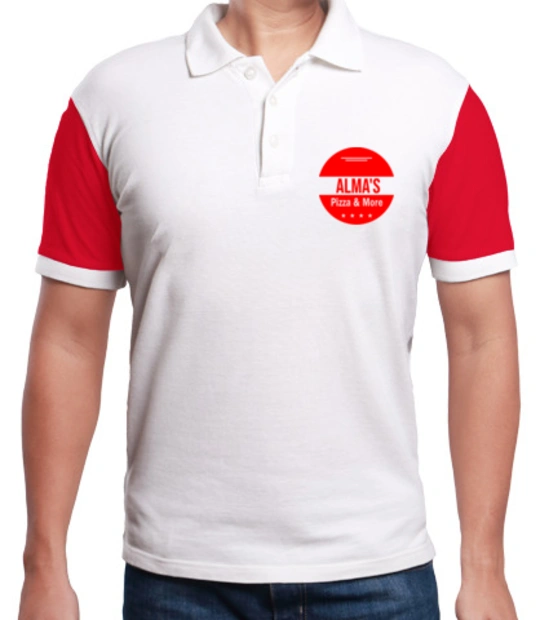 Create From Scratch: Men's Polos alma-pizza-%-more T-Shirt