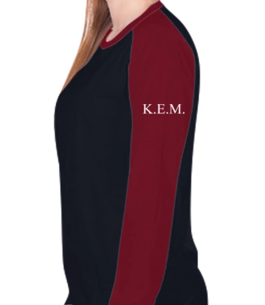 full-kem-wmn left sleeve of tshirt in UK