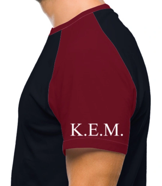 half-Men-KEM left sleeve of tshirt in UK
