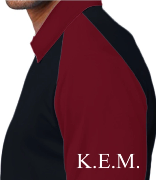 fll-mn-plo-Kem left sleeve of polo in UK