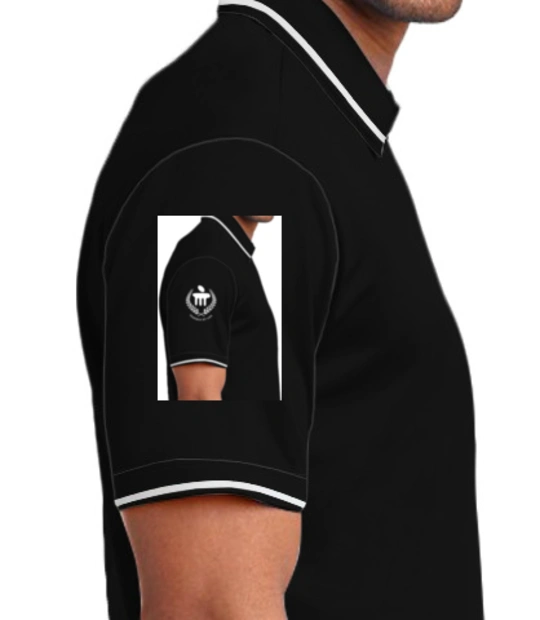 iaste-black right sleeve of polo in UK