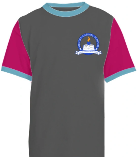 Mount-Carmel-School-Logo - Boys Round neck t-shirt