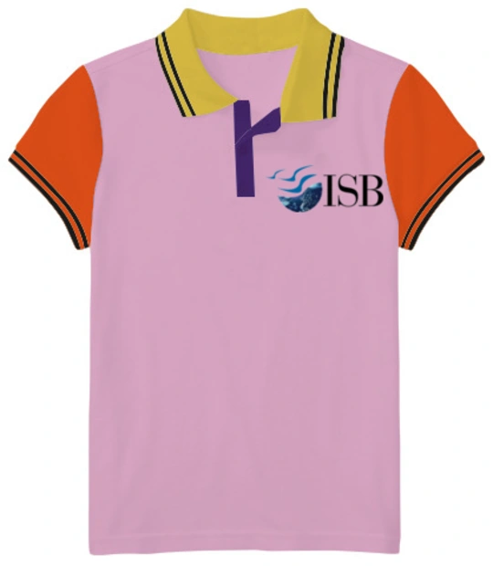 Indian-School-Of-Business - Girls Polo T-shirt Double tip