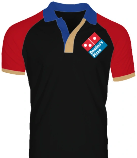 Create From Scratch: Men's Polos Dominos-Pizza T-Shirt