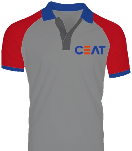 Ceat-Logo- - Raglan Polo T-shirt
