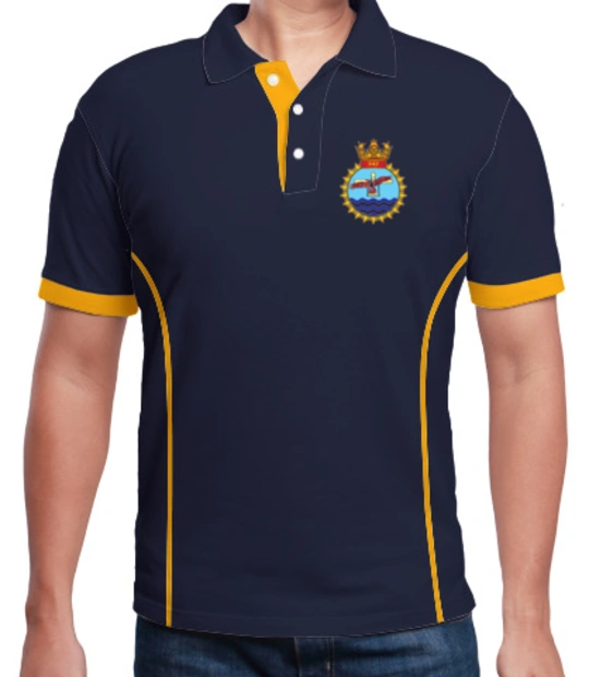 INASinsignia - polo with side pannel