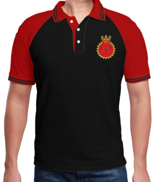 Red INS-TALWAR-EMBLEMT-POLO-TSHIRT T-Shirt
