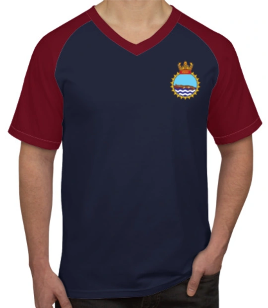 Alphawhitefinal INS-Gharial-emblem-TSHIRT T-Shirt