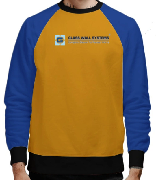 Glass-wall-logo- - Raglan Sweatshirt
