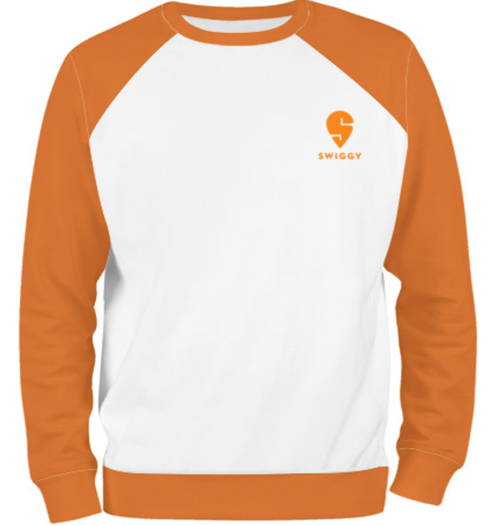 Swiggy raglan sweatshirt at Best Price [Editable Design] India