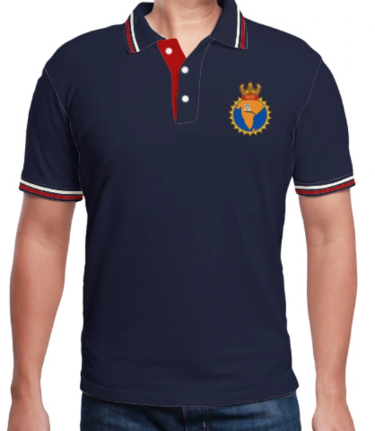 Polo INS-Godavari-emblem-Polo T-Shirt