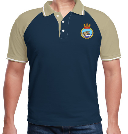  INS-Jalashwa-emblem-Polo T-Shirt
