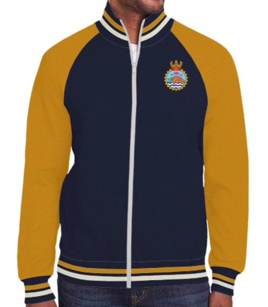Indian Navy Zipper Jackets INS-Jamuna-emblem-jacket T-Shirt