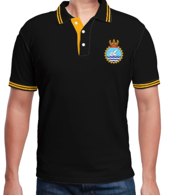 Navy INS-TARANGINI-POLO T-Shirt
