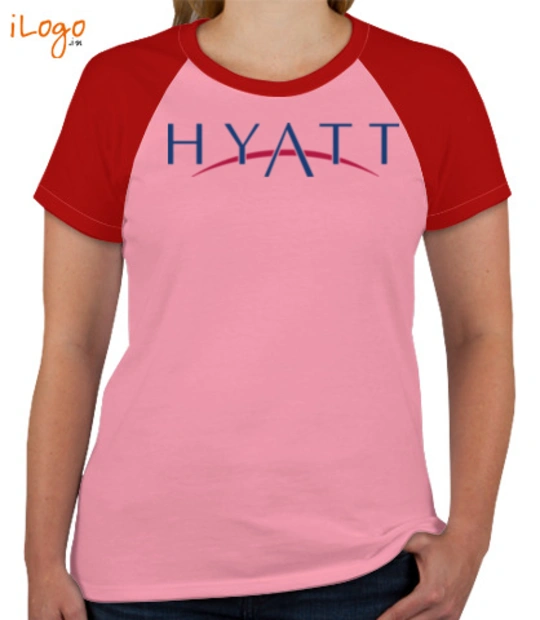 Corporate HYATT-Women%s-Round-Neck-Raglan-Half-Sleeves T-Shirt
