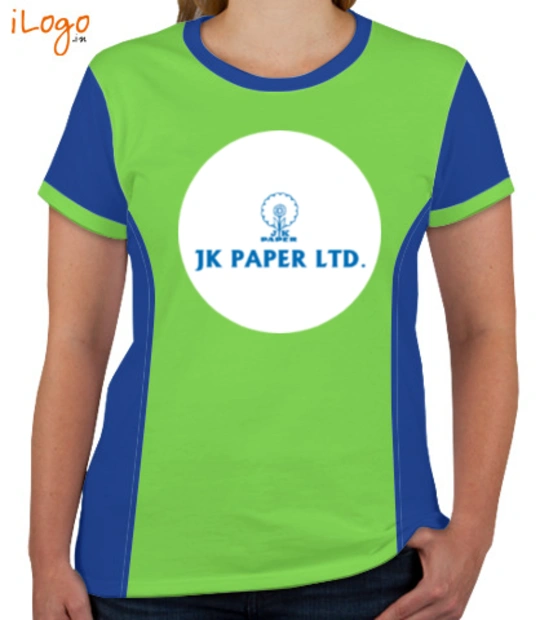 Corporate JK-PAPER-Women%s-Round-Neck-With-Side-Panel T-Shirt