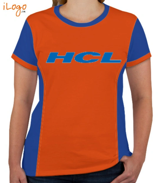 Corporate HCL-Women%s-Round-Neck-With-Side-Panel T-Shirt
