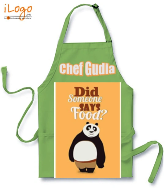 Panda- - Custom Apron