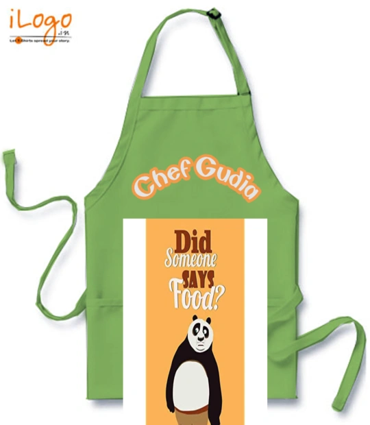 Panda- - Custom Apron