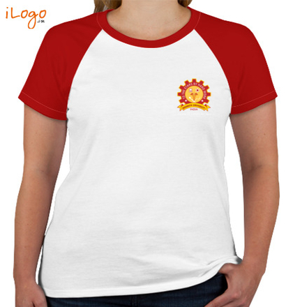  BHARAT-UNIVERCITY-Women%s-Round-Neck-Raglan-Half-Sleeves T-Shirt