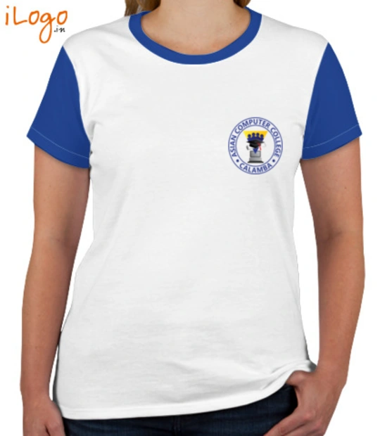 College asian-computer-college-Women%s-Roundneck-T-Shirt T-Shirt