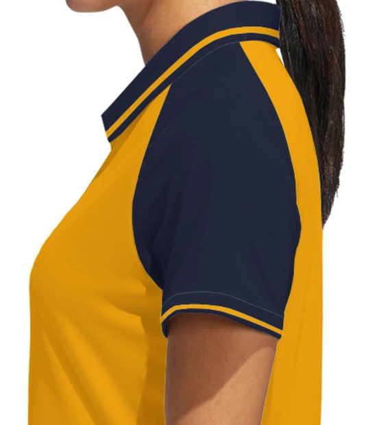 mississippi-college-Women%s-Raglan-Single-Tip-Polo-Shirt Left sleeve