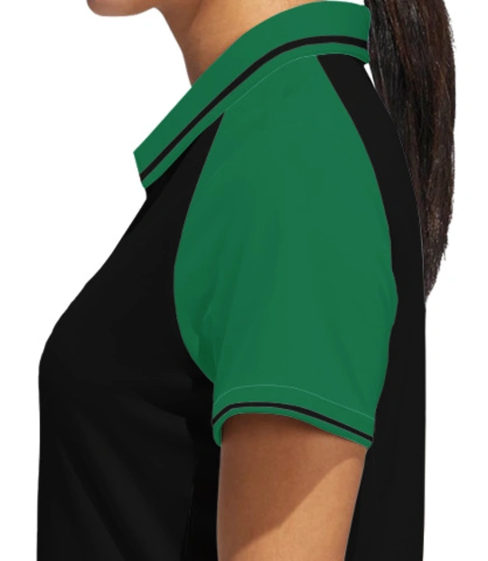 superior-group-of-colleges-Women%s-Raglan-Single-Tip-Polo-Shirt Left sleeve