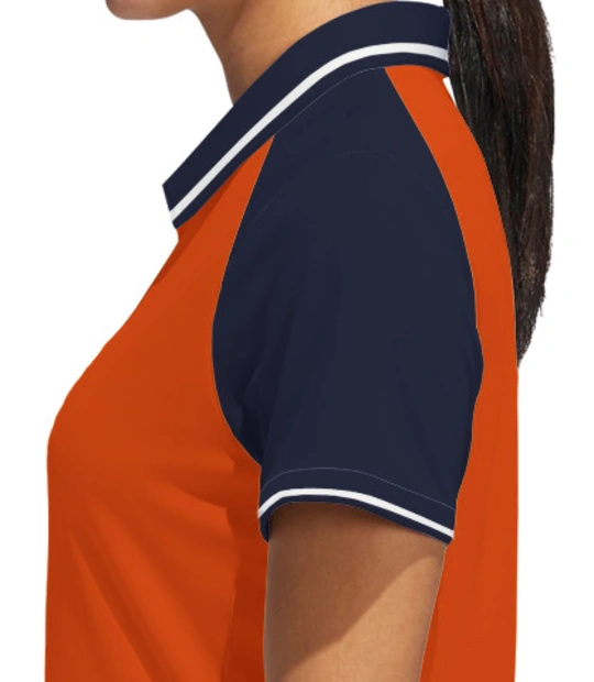 TrinityCollege-Women%s-Raglan-Single-Tip-Polo-Shirt Left sleeve