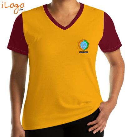  Cotton-University-V-neck-Tees T-Shirt