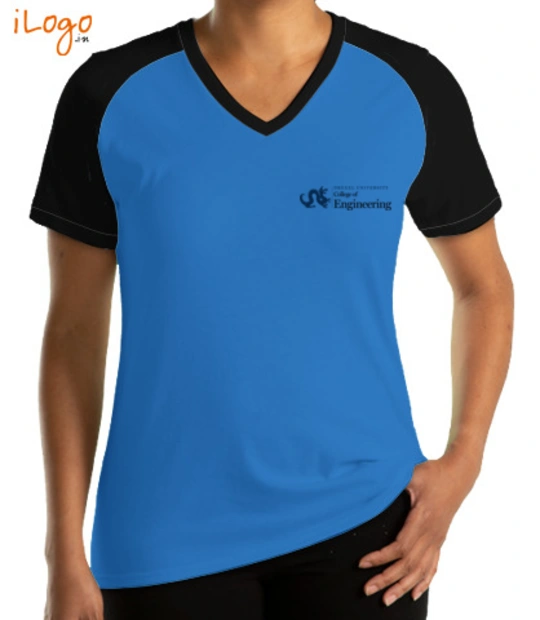 College tees engineering-college-Women%s-Raglan-V-Neck-T-Shirt T-Shirt