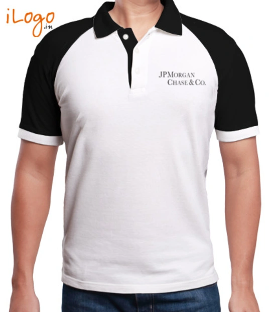 Corporate JPMorgan-Chase-Raglan-Polo T-Shirt