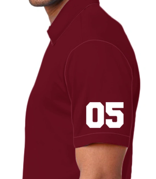 SagarPrahari left sleeve of maroon in UK