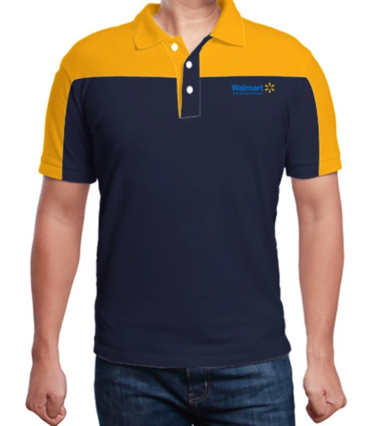 Corporate Walmart-Raglan-Cut-%-Sew-Polo-Shirt T-Shirt
