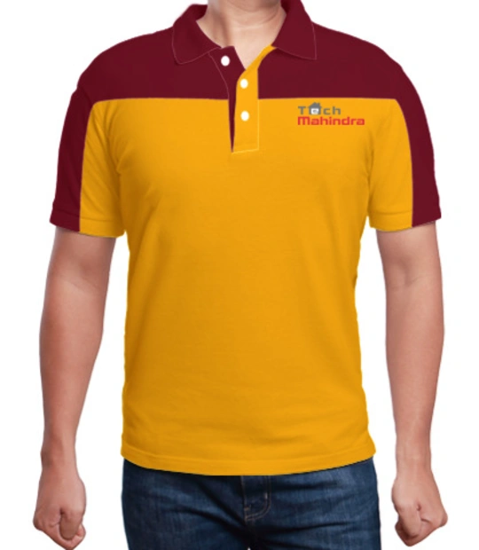Corporate Tech-Mahindra-Raglan-Cut-%-Sew-Polo-Shirt T-Shirt