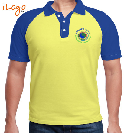  zeolife-men-raglan-polo-t-shirt T-Shirt