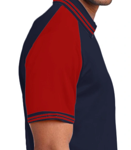 Virtusa-men-raglan-polo-t-shirt Right Sleeve
