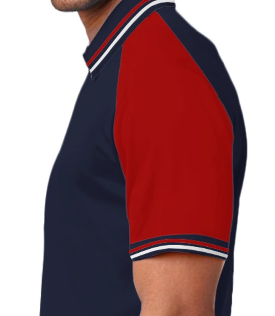Virtusa-men-raglan-polo-t-shirt Left sleeve