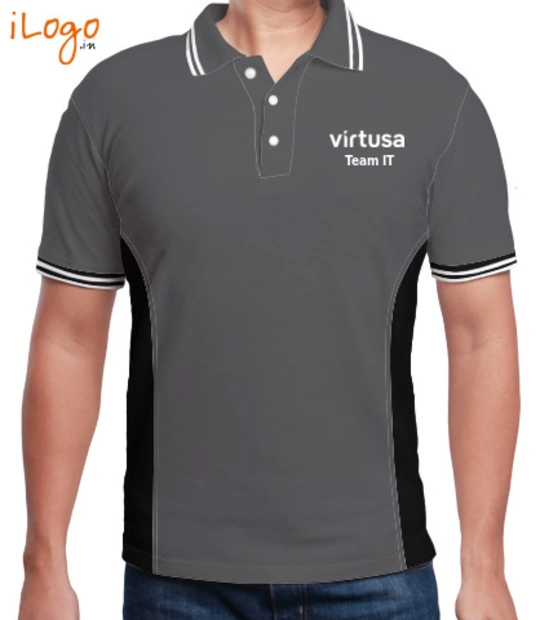 virtusa-men-polo-t-shirt - logo