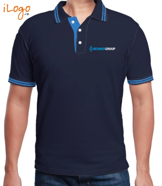 Polo t beumergroup-men-polo-t-shirt-with-double-tipping T-Shirt