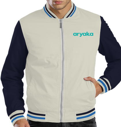  Aryaka-men-jacket-with-double-tipping+ T-Shirt