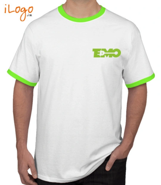 Rajni white EMO-round-neck-t-shirts T-Shirt