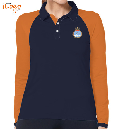  Veer-Class-Womens-RaglanPolo-Full-sleves T-Shirt