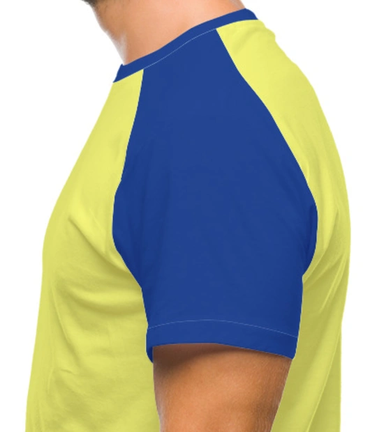 zeolife-men-V-neck-raglan-t-shirts Left sleeve