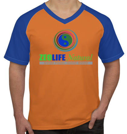  zeolife-V-neck-raglan-t-shirts T-Shirt