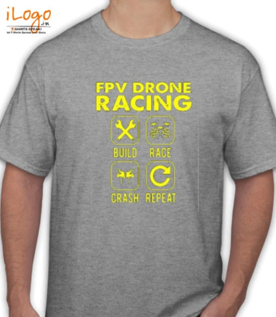 T shirts FPV-Gray T-Shirt