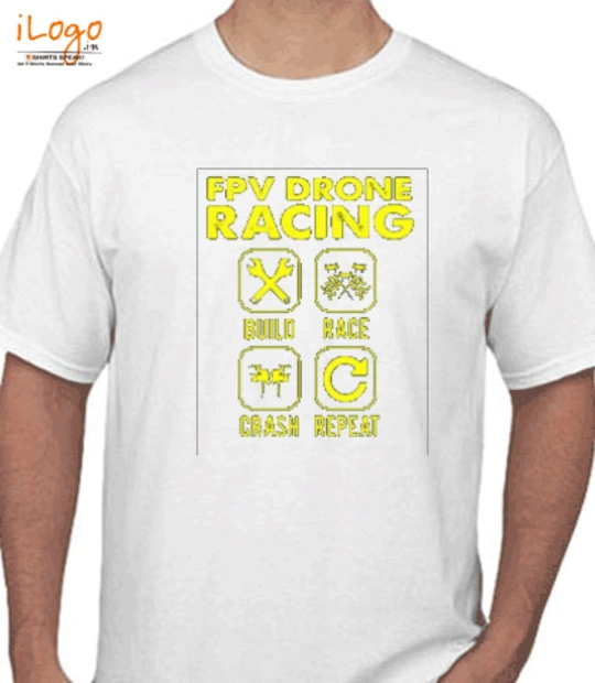 T shirts FPV-white T-Shirt