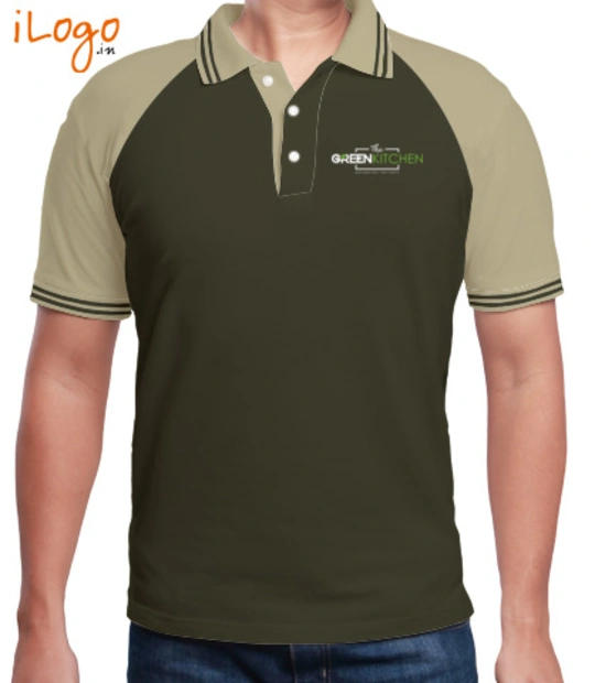 Raglan Polo Single Tipping greenkitchen-men-raglan-polo-with-double-tipping T-Shirt