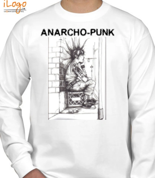 White.u2 Anarcho-Punk T-Shirt