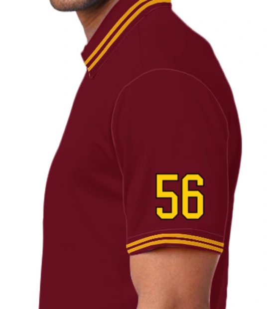 defence-senior-leaders-Double-tipping-polo Left sleeve