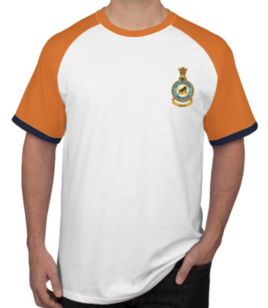 RAND WHITE Indian-airforce-no-tshirt T-Shirt